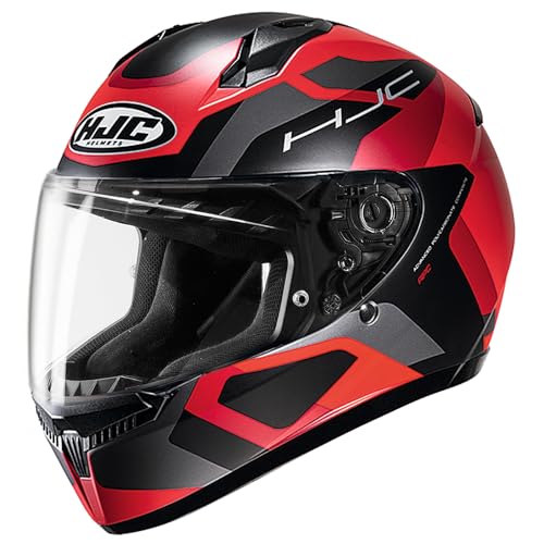 HJC HELMETS(エイチジェイシーヘルメット) バイク用 ヘルメット フルフェイス ベンチレーション 内装着脱 C10 ティンス HJH233 RED L (58 - 59cm)